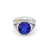 Tanzanite & Baguette Cut Diamond Ring - Dracakis Jewellers